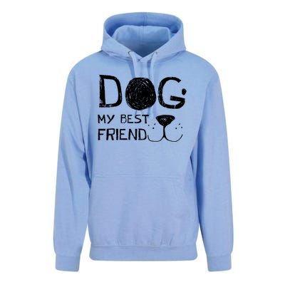 Dogs Are My Best Friend Unisex Surf Hoodie