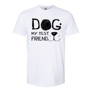 Dogs Are My Best Friend Softstyle CVC T-Shirt