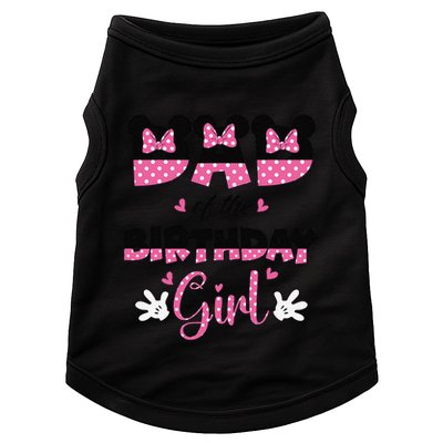 Dad And Mom Birthday Girl Mouse Family Matching Doggie Tank