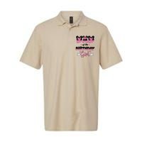 Dad And Mom Birthday Girl Mouse Family Matching Softstyle Adult Sport Polo