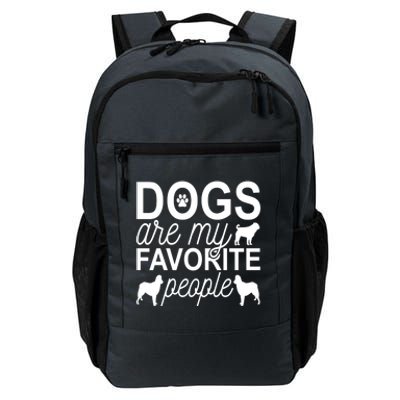 Dogs Are My Favorite People Funny Gift Hund Mops Artikel Möpse Mops Gift Daily Commute Backpack