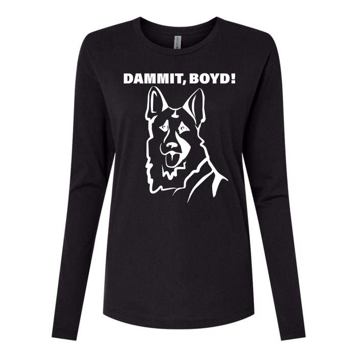 Dammit Boyd! Womens Cotton Relaxed Long Sleeve T-Shirt