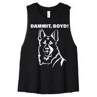 Dammit Boyd! Women's Racerback Cropped Tank