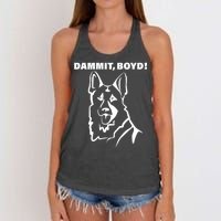 Dammit Boyd! Women's Knotted Racerback Tank