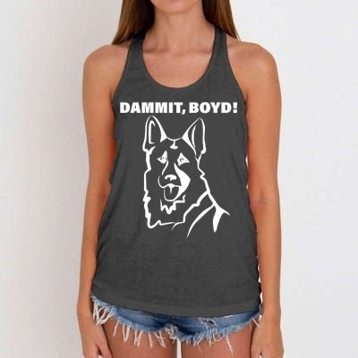 Dammit Boyd! Women's Knotted Racerback Tank