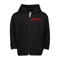 Damn. Toddler Zip Fleece Hoodie