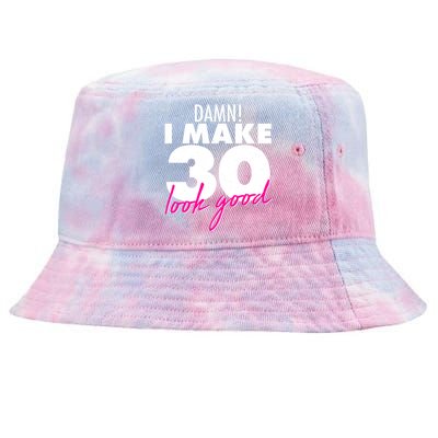 Damn! I Make 30 Look Good Birthday Tie-Dyed Bucket Hat