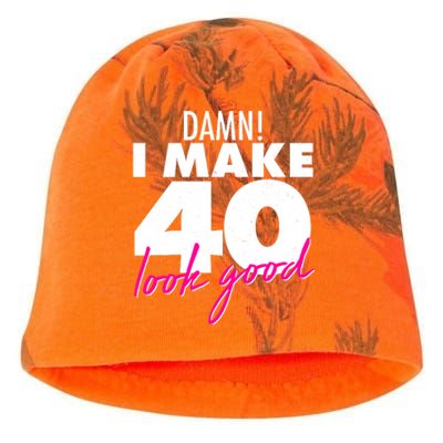 Damn! I Make 40 Look Good Birthday Kati - Camo Knit Beanie