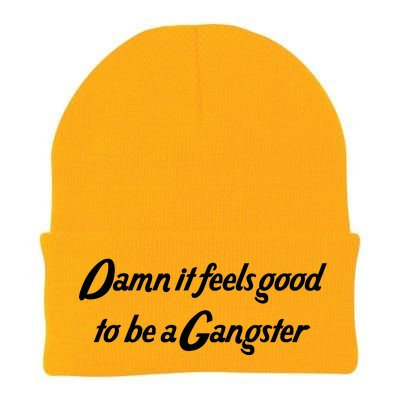 Damn It Feels Good To Be A Gangster Knit Cap Winter Beanie