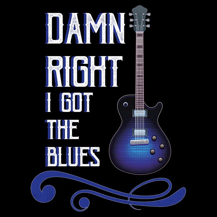 Damn Right I Got The Blues Guitar Backpack