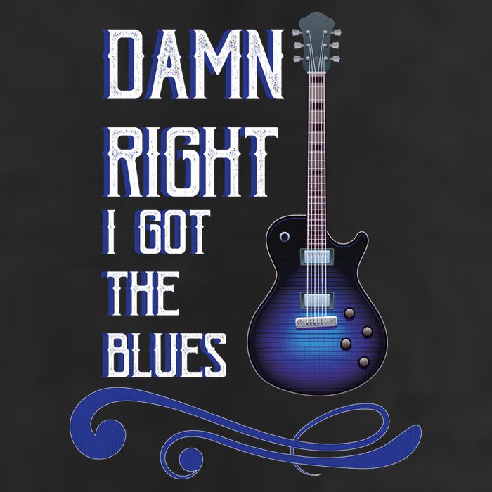 Damn Right I Got The Blues Guitar Adult Drive Performance Visor