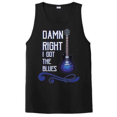 Damn Right I Got The Blues Guitar PosiCharge Competitor Tank