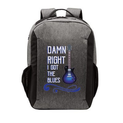 Damn Right I Got The Blues Guitar Vector Backpack