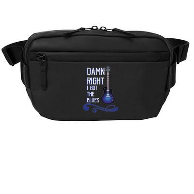 Damn Right I Got The Blues Guitar Crossbody Pack