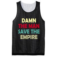 Damn The Man Save The Empire Mesh Reversible Basketball Jersey Tank