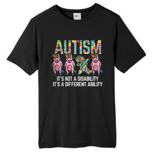 Different Ability Not Disability Unicorn Dab Autism Girl Gift Tall Fusion ChromaSoft Performance T-Shirt