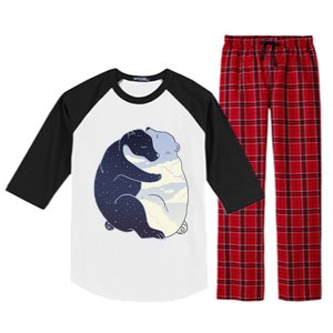 Day And Night Raglan Sleeve Pajama Set