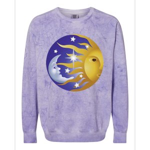 Day And Night Inspirational Motivational Creative Design Gift Colorblast Crewneck Sweatshirt