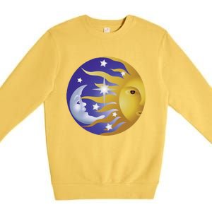 Day And Night Inspirational Motivational Creative Design Gift Premium Crewneck Sweatshirt