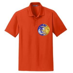 Day And Night Inspirational Motivational Creative Design Gift Dry Zone Grid Polo