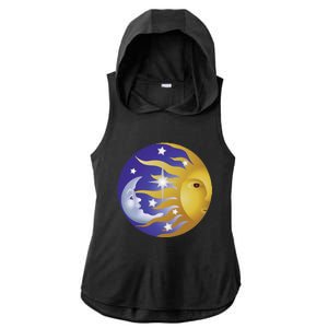 Day And Night Inspirational Motivational Creative Design Gift Ladies PosiCharge Tri-Blend Wicking Draft Hoodie Tank