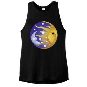 Day And Night Inspirational Motivational Creative Design Gift Ladies PosiCharge Tri-Blend Wicking Tank