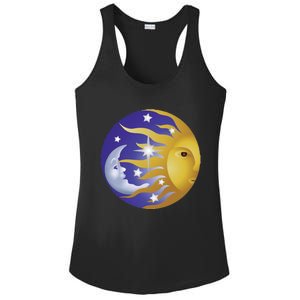 Day And Night Inspirational Motivational Creative Design Gift Ladies PosiCharge Competitor Racerback Tank