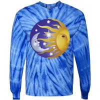 Day And Night Inspirational Motivational Creative Design Gift Tie-Dye Long Sleeve Shirt