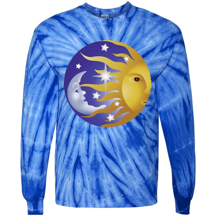 Day And Night Inspirational Motivational Creative Design Gift Tie-Dye Long Sleeve Shirt