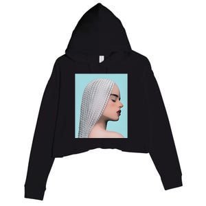 De Aquí No Sales Crop Fleece Hoodie