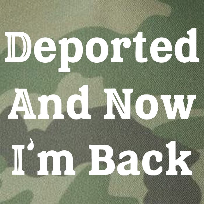 Deported And Now IM Back Legacy Tie Dye Trucker Hat