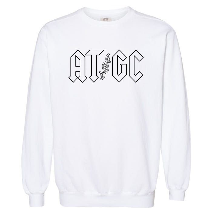 Dna Atgc Nucleotides Biology Science Teacher Garment-Dyed Sweatshirt