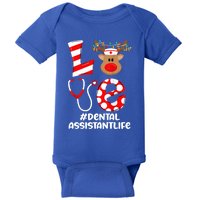 Dental Assistant Nurse Christmas Cute Scrub Top Love Gift Baby Bodysuit