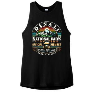 Denali Alaska National Park Official Member Of The Denali 30 Percent Club Ladies PosiCharge Tri-Blend Wicking Tank