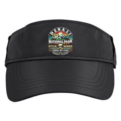 Denali Alaska National Park Official Member Of The Denali 30 Percent Club Adult Drive Performance Visor