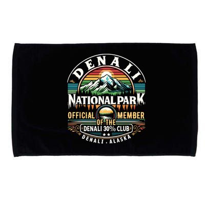Denali Alaska National Park Official Member Of The Denali 30 Percent Club Microfiber Hand Towel