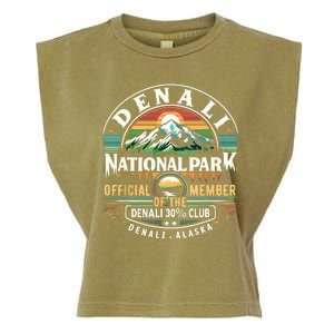 Denali Alaska National Park Official Member Of The Denali 30 Percent Club Garment-Dyed Women's Muscle Tee