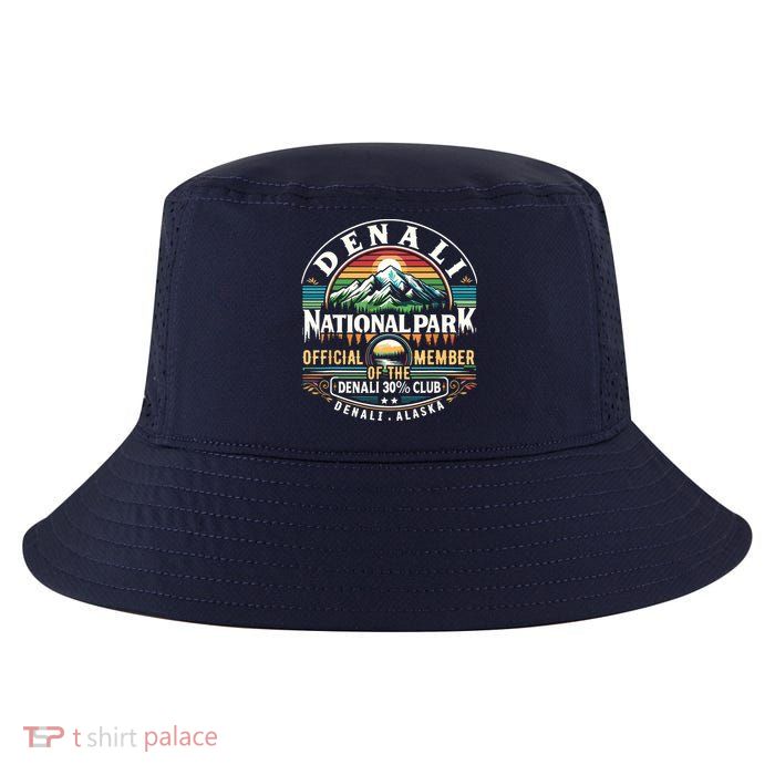 Denali Alaska National Park Official Member Of The Denali 30 Percent Club Cool Comfort Performance Bucket Hat