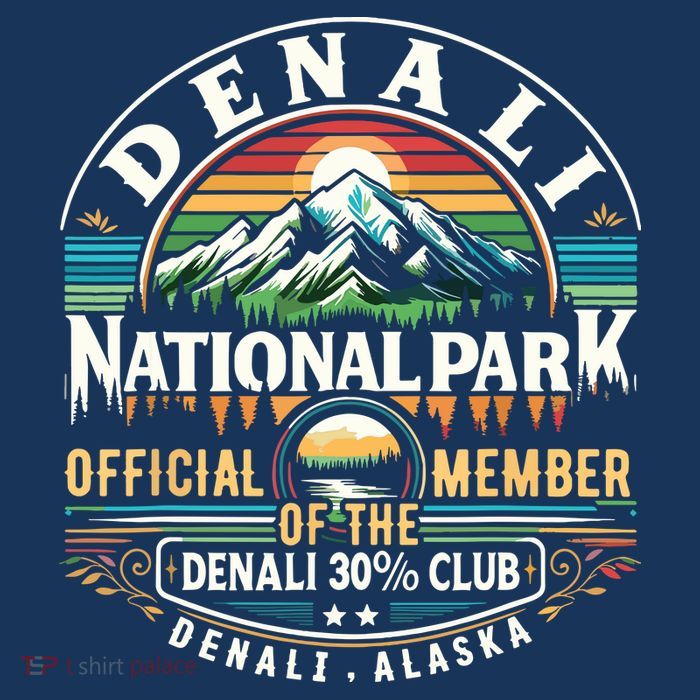 Denali Alaska National Park Official Member Of The Denali 30 Percent Club Cool Comfort Performance Bucket Hat
