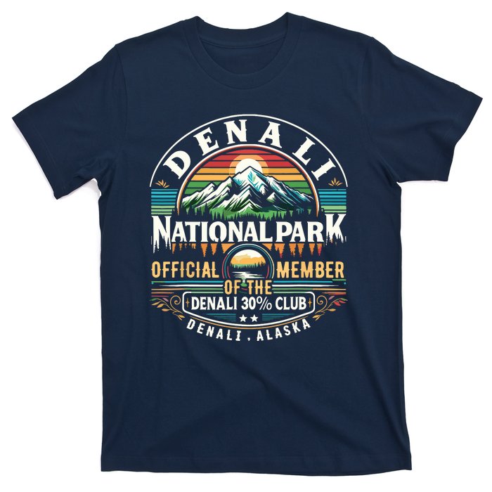 Denali Alaska National Park Official Member Of The Denali 30 Percent Club T-Shirt