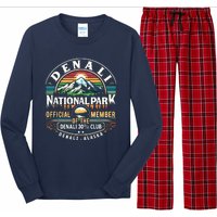 Denali Alaska National Park Official Member Of The Denali 30 Percent Club Long Sleeve Pajama Set