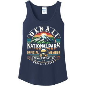 Denali Alaska National Park Official Member Of The Denali 30 Percent Club Ladies Essential Tank