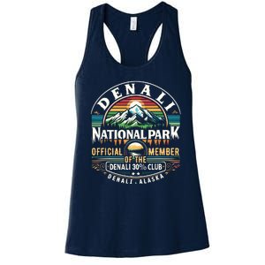 Denali Alaska National Park Official Member Of The Denali 30 Percent Club Women's Racerback Tank