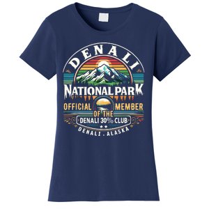 Denali Alaska National Park Official Member Of The Denali 30 Percent Club Women's T-Shirt