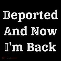 Deported And Now IM Back Drawstring Bag