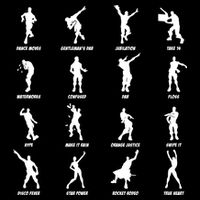 Dance Emotes Drawstring Bag