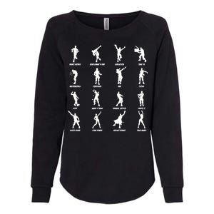 Dance Emotes Womens California Wash Sweatshirt