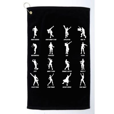 Dance Emotes Golf Towel