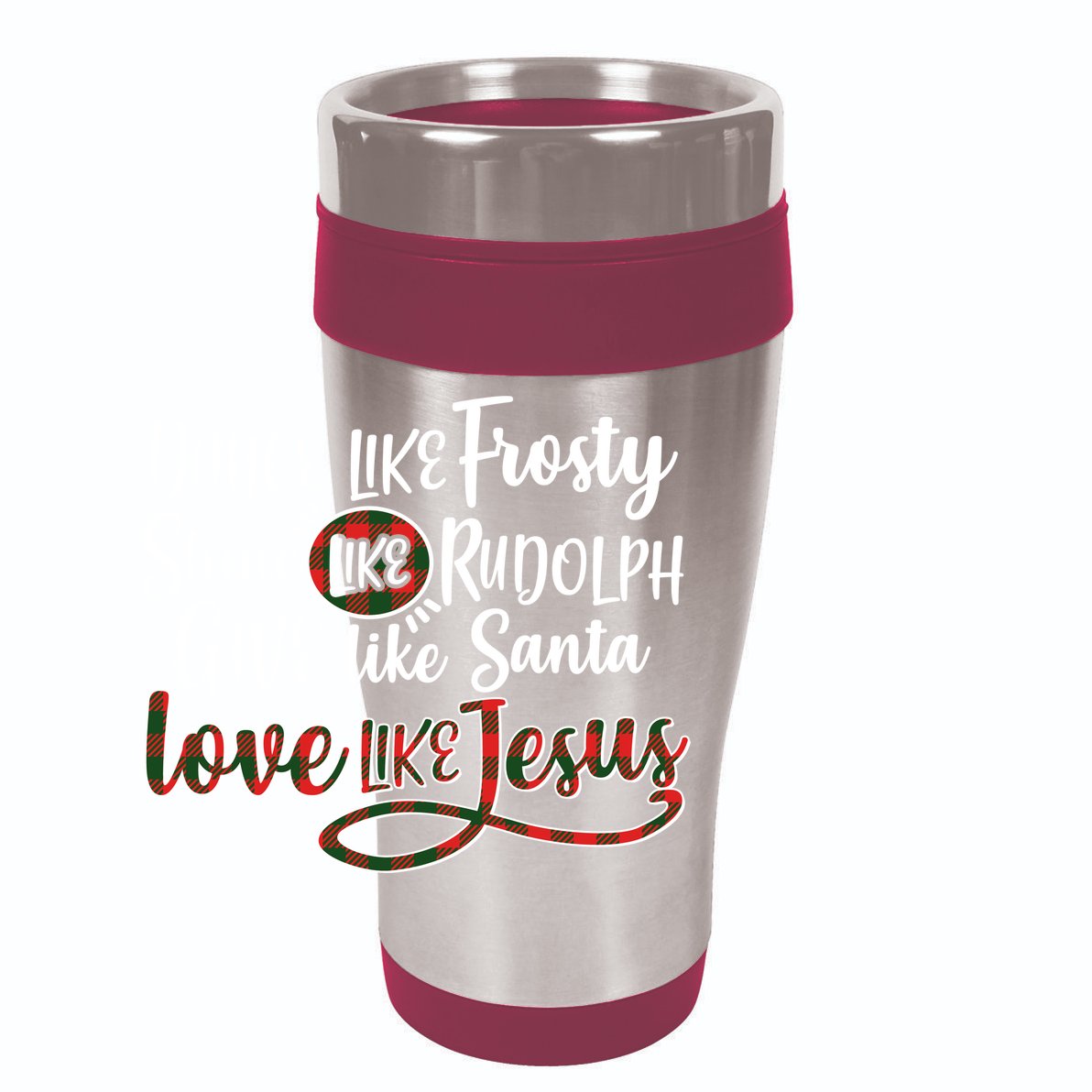 Dance Like Frosty Shine Like Rudolph Give Like Santa Love Jesus 15oz Campfire Ceramic Mug