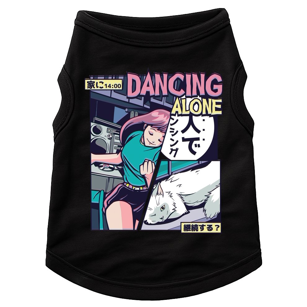 Dancing Alone Anime Doggie Tank